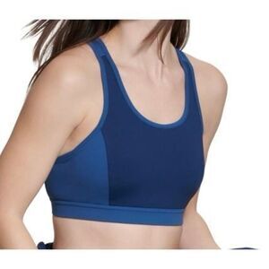Bass Outdoor Women S Benton Po Back Pocket Sports Bra Blue Size XS